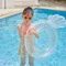 泳圈-INS透明亮片貝殼坐圈、泳圈