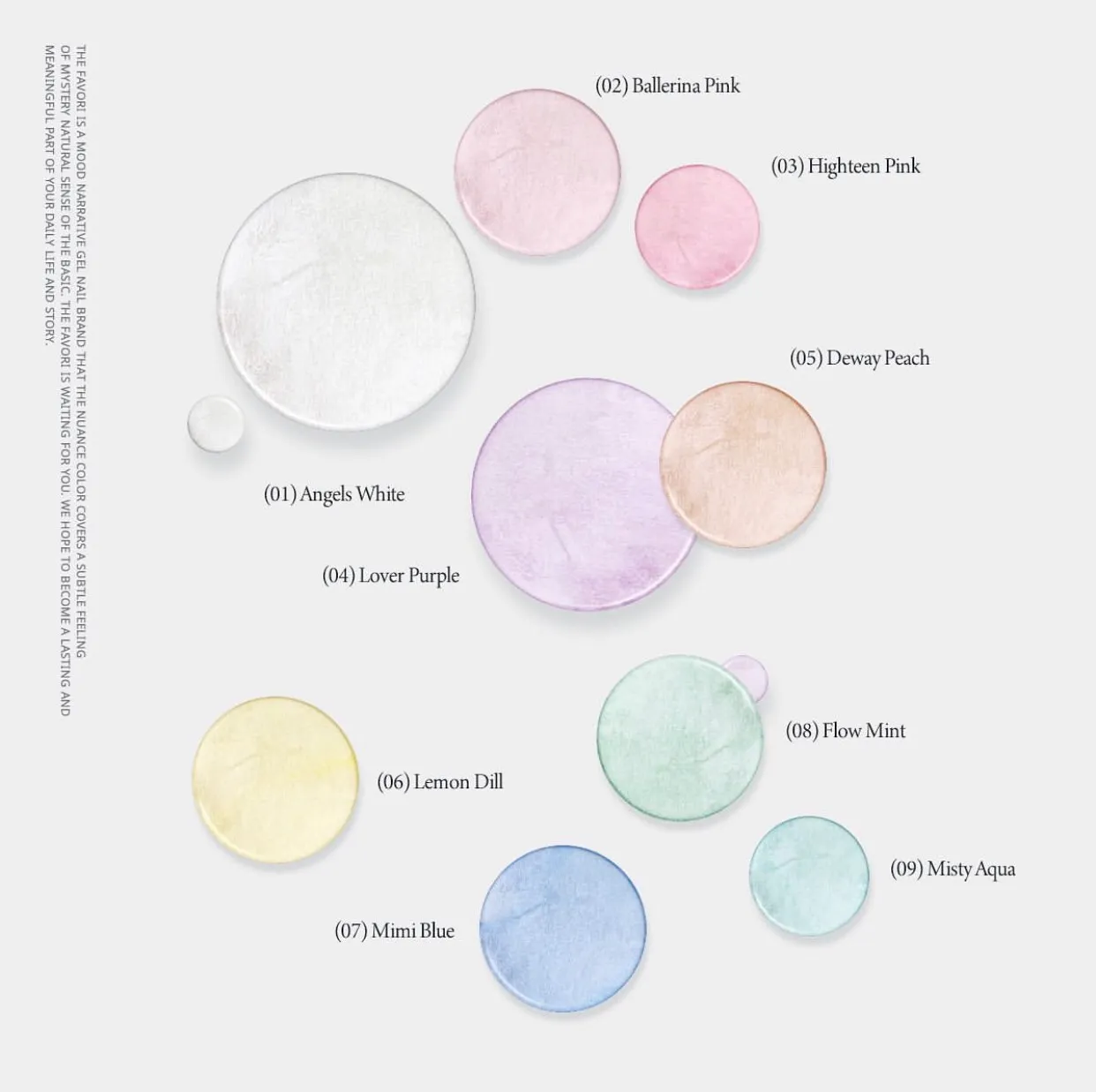 The favoriファボリSATIN INK COLLECTION 8本セット The favoriファボリSATIN INK COLLECTION 8本セット