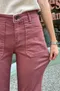 【預購】韓國連線 正韓 率性大口袋鈕扣鬆緊長褲