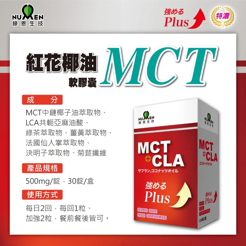 MCT閃澱代謝軟膠囊