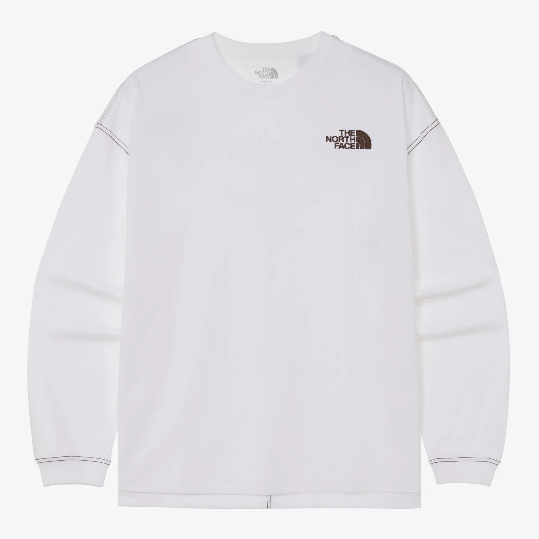 THE NORTH FACE ESSENTIAL L/S R/TEE 縫線長袖T恤NT7TR01