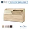 【A FACTORY 傢俱工場】吉米 MIT木心板 插座收納床頭箱 - 雙人5尺