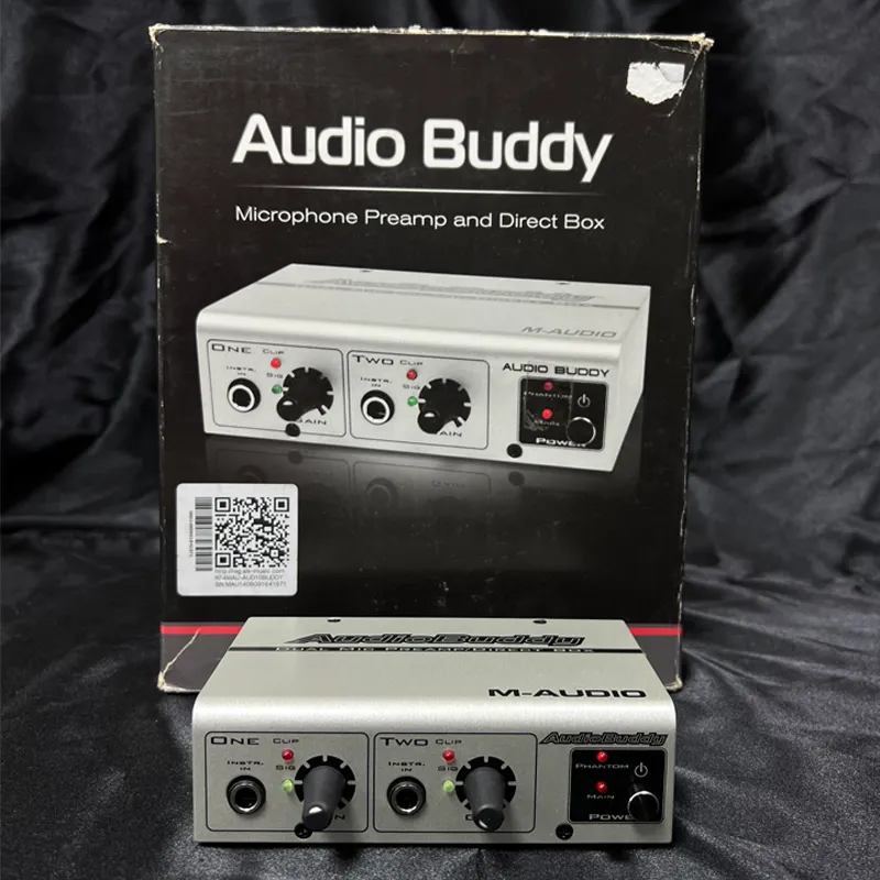 福利品】M-Audio Audio Buddy 麥克風放大前級Microphone Preamp