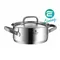 【缺貨】WMF Gourmet Plus 五星系列不銹鋼低身湯鍋 16cm #0722166030