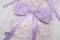 華麗紫晶蝴蝶結(Amethyst Elegance Bow)｜紫色｜羅紋｜金邊｜桃紫色｜裝飾｜緞帶用途｜情人節｜婚禮