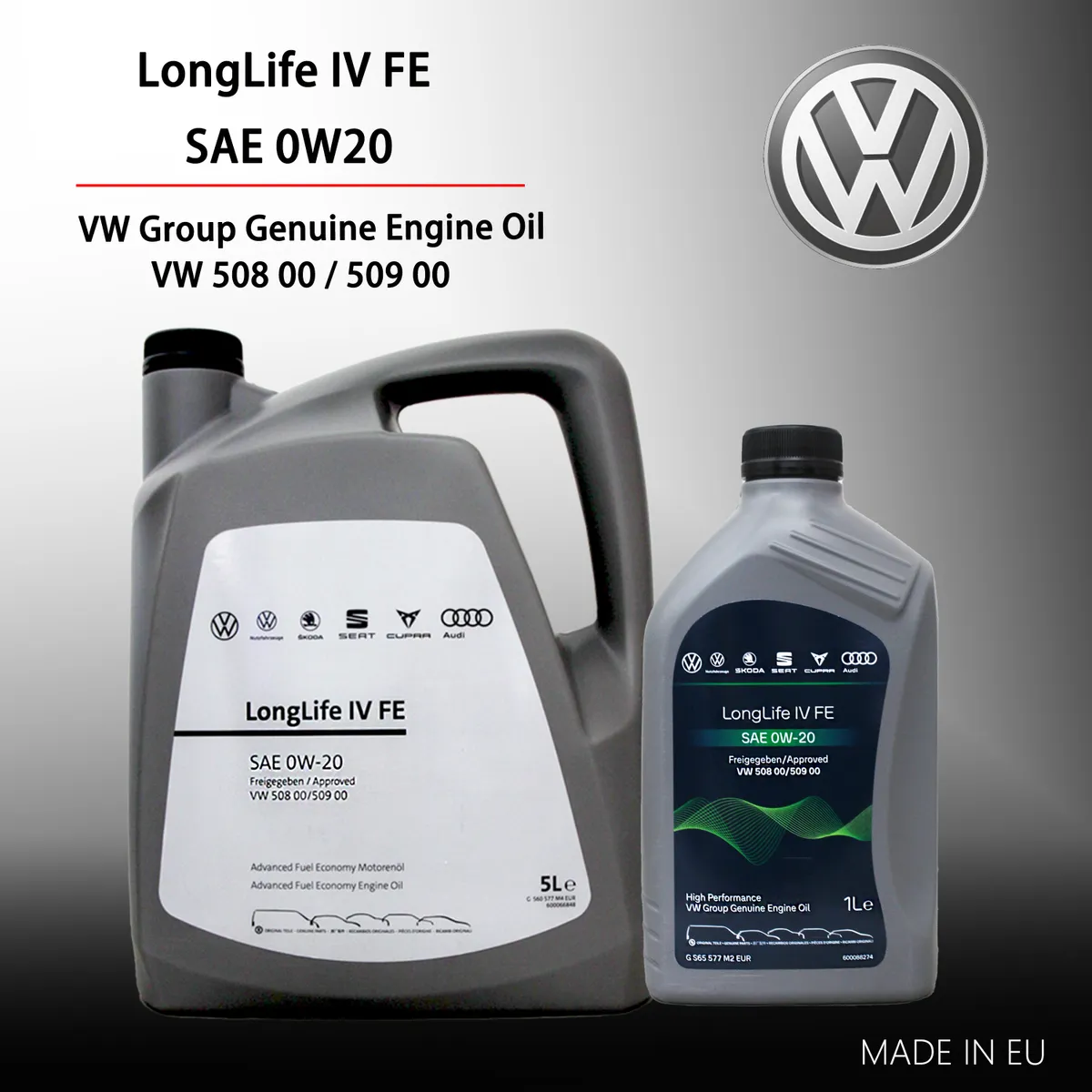 VW VOLKSWAGEN 福斯 IV FE 0W20 原廠機油 1L／5L