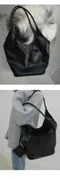 韓國設計師品牌Yeomim－vase bag (black)：大款花瓶肩背包 黑色