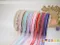PO-K952 中銀蔥五彩蔥邊手拉花 10mm (PO-K952 Pull Bow Ribbon W/ Iridescent Thread 10mm )