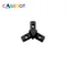 【CAGEBOT科技寶】3臂面120度連接件(黑/10入/包)