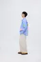 【26SS】韓國 塗鴉拼貼印花長袖襯衫(2色)