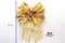 古典金條紋蝴蝶結(W253/Classic Gold Striped Butterfly Bow) ｜手作｜布置｜金色｜緞帶用途