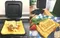 日本富士琺瑯FUJIHORO熱壓吐司三明治烤盤MF-11005米菲兔Miffy(不沾鍋鐵氟龍+鋁合金製;適直火瓦斯爐)取代烤麵包機烤吐司機