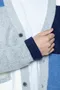 【22SS】韓國 拼接顏色方塊針織外套