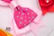 復古童趣蝴蝶結 (Retro Childhood Bow)｜圓點｜可愛｜橘色｜裝飾｜緞帶用途｜春天｜古典｜紅色