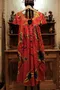 Vintage dress/復古大氣紅色印花洋裝