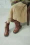 金屬扣環 皮革騎士靴_(35~40)(2色:低筒咖/低筒黑)