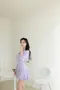 ✈德芬拉玫瑰夫人-韓國小外罩+波浪綁繩傘洋裝