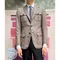 Folklore Classic Safari jacket 復古人字紋羊毛多口袋獵裝 西裝外套 tweed