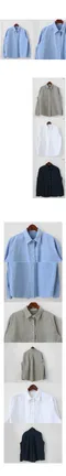 A little b －oxford loose shirts (3color)：牛津布寬鬆襯衫