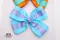 活力彩虹蝴蝶結 (Vibrant Rainbow Bow)｜婚禮｜蕾絲｜橘色｜裝飾｜緞帶用途｜春天｜髮飾DIY