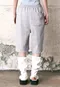 【23SS】Wooalong 刺繡小標LOGO短褲(灰)
