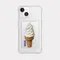 Mademoment －sweet ice cream：四角防撞透明卡夾式手機殼（iPhone部分系列