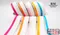K1475-25 羅紋拼緞面撞色緞帶25MM (K1475-25 2 colors of Satin edge with Grosgrain -25MM)