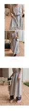 SALE／Slowand made－絲質無袖造型上衣＆洋裝：2 color