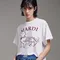 MARDI MERCREDI TSHIRT SWING THE TAIL DDANJI FLOWER CHOKER 小花項鍊臘腸狗 短袖