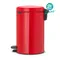 BRABANTIA PEDAL BIN 紅色 時尚腳踏式垃圾桶12L #112003