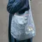 日本San-X角落生物刺繡牛仔布包肩揹包CU84301(附暗袋)角落小夥伴手提包牆角生物肩背包