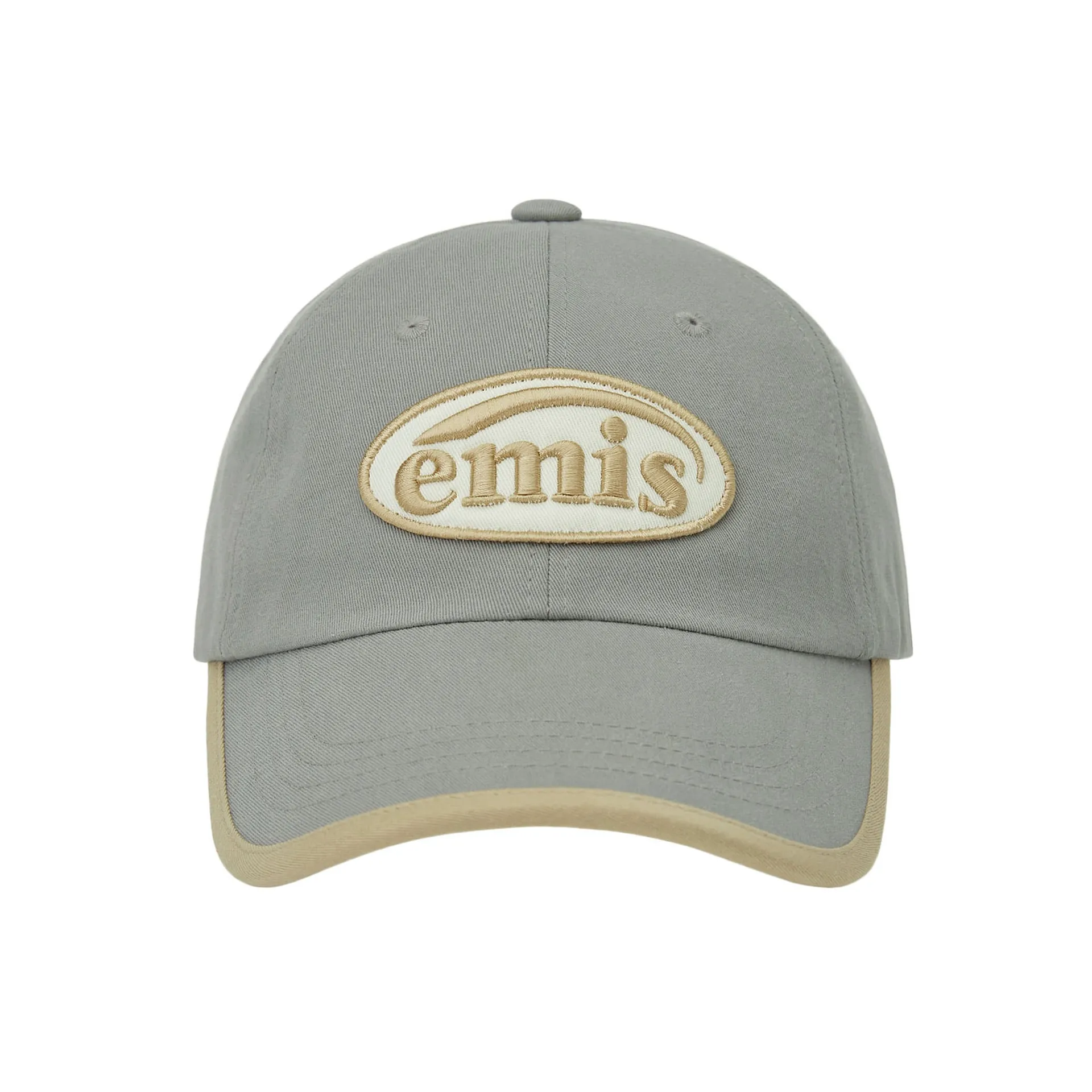 ★EMIS★ BEIGE TRIMMING BALL CAPCREAM m1037_1334595 BEIGE TRIMMING BALL CAP-CREAM - EMIS