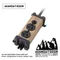 沙色【ADAMOUTDOOR】金屬2座延長用電源線組 1M 延長線