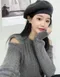 韓國針織貝雷帽