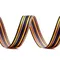 K1036 三色條紋繽紛緞帶 9mm (K1036 Three-Color  Stripe Ribbon 9mm)