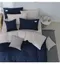 240織紗精梳棉兩用被床包組(紳士藍-雙人)純色系列