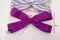 知性條紋蝴蝶結(Minimalist Layered Bow)｜深紫色｜羅紋｜線條｜粉綠色｜裝飾｜緞帶用途｜情人節｜可愛