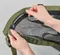 日本COGIT登山露營車泊用CRA FITY多功能收納網拉鏈袋910098(80x60公分;可調節長度;耐重4公斤)車內後車箱頂棚置物袋