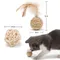 易堆寵物 貓玩具-編織藤條鈴鐺雙球貓玩具