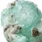超光連結阿加森深層區域平價木佐祖母綠原礦13.5ct  (含黃鐵礦)