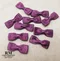 AF488 酒紅色/紫紅色 緞面迷你蝴蝶結(一包10入)(Ribbon Mini Bow-Knot)
