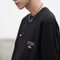 REPUTATION PRODUCTIONS® DELIVERING DAILY WEAR CHOOSE pieces patchwork / D-TEE.SS - 裁片拼接短tee / 耀岩黑