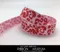 PR2975-1-TS217C 愛心紅斑豹紋印刷帶 23MM (PR2975-1-TS217C Heart and Red Leopard Jacquard Ribbon -23MM)