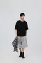 【26SS】韓國 可拆式格紋背心短袖上衣(2色)