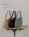 Slowand －round tote bag 牛皮單肩包：3 colors