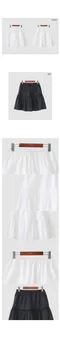 어리틀빗A little b－elfin lace skirt (2color)：蕾絲純棉短裙