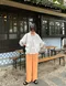 LINENNE －plain linen U neck tee (3color) ：亞麻短tee