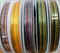 K1036 三色條紋繽紛緞帶 9mm (K1036 Three-Color  Stripe Ribbon 9mm)