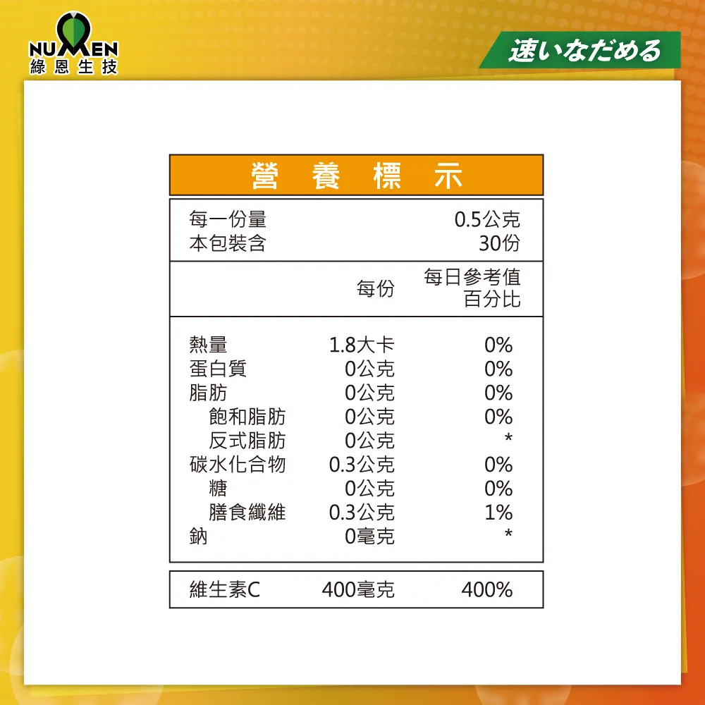 綠恩每日C