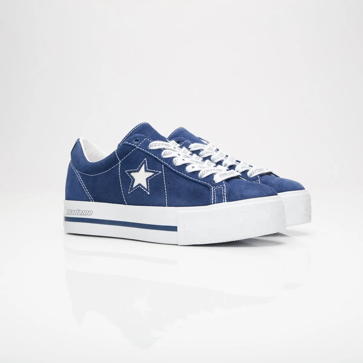 converse one star platform blue